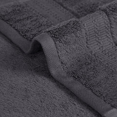 Mytrident Face Towels 600 Gsm | Nectar Soft Collection Wash Towel For Men & Women Face Towels - Ash Grey (3 Pcs)