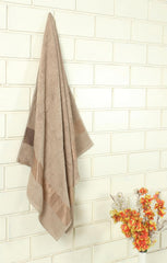 Fash Home International Bath Towel 500 Gsm | Ultra Soft, Highly Absorbent, Quick Dry, Plush & Durable Cotton Bath Towel (Beige)