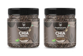 Freshocartz Premium Chia Seeds Omega - 3 Seeds For Eating, Non - Gmo & Fibre Rich Superfood Best For Weight Loss, Immunity Booster Chia Seeds | 250gm 0.5lbs Each Pack Of 2