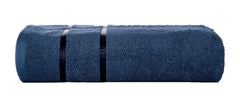 Casa Copenhagen Egyptian Cotton Eternal 1 Pcs Large Bath Towel 500 Gsm (Navy)