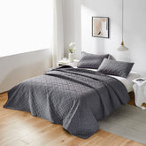 100% Cotton Double Bedsheet King Size With 2 Pillow Covers - Size 90 X 100 Inches, Dark Grey | Lightweight & Breathable Double Bed Perfect For Daily Use, Gifting, Or Guest Bedrooms