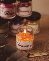 PARAFFIN WAX FRAGRANCE JAR CANDLE SET OF 6 | FRAGRANCE CANDLES FOR HOME