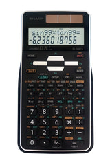 SHARP Scientific Calculator 2 Line Display & Solar Power