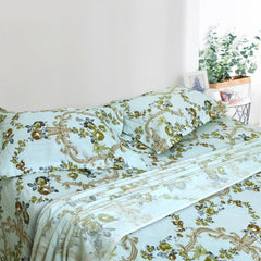 100% Cotton 1 Double Bedsheet With 2 Pillow Covers - 90 X 90 Inches, Grey | Soft & Breathable Cotton Bedsheet - Long Lasting & Soft 144 Thread Count Bedsheet