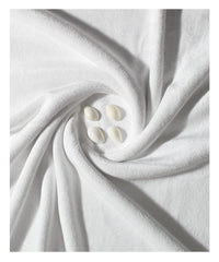 U & U Unique Utilities Microfiber Bath Towels Large Size 400 Gsm | Bath Towel For Men & Women | Soft, Ultra Absorbent & Quick-Dry Towels For Bathing (White)