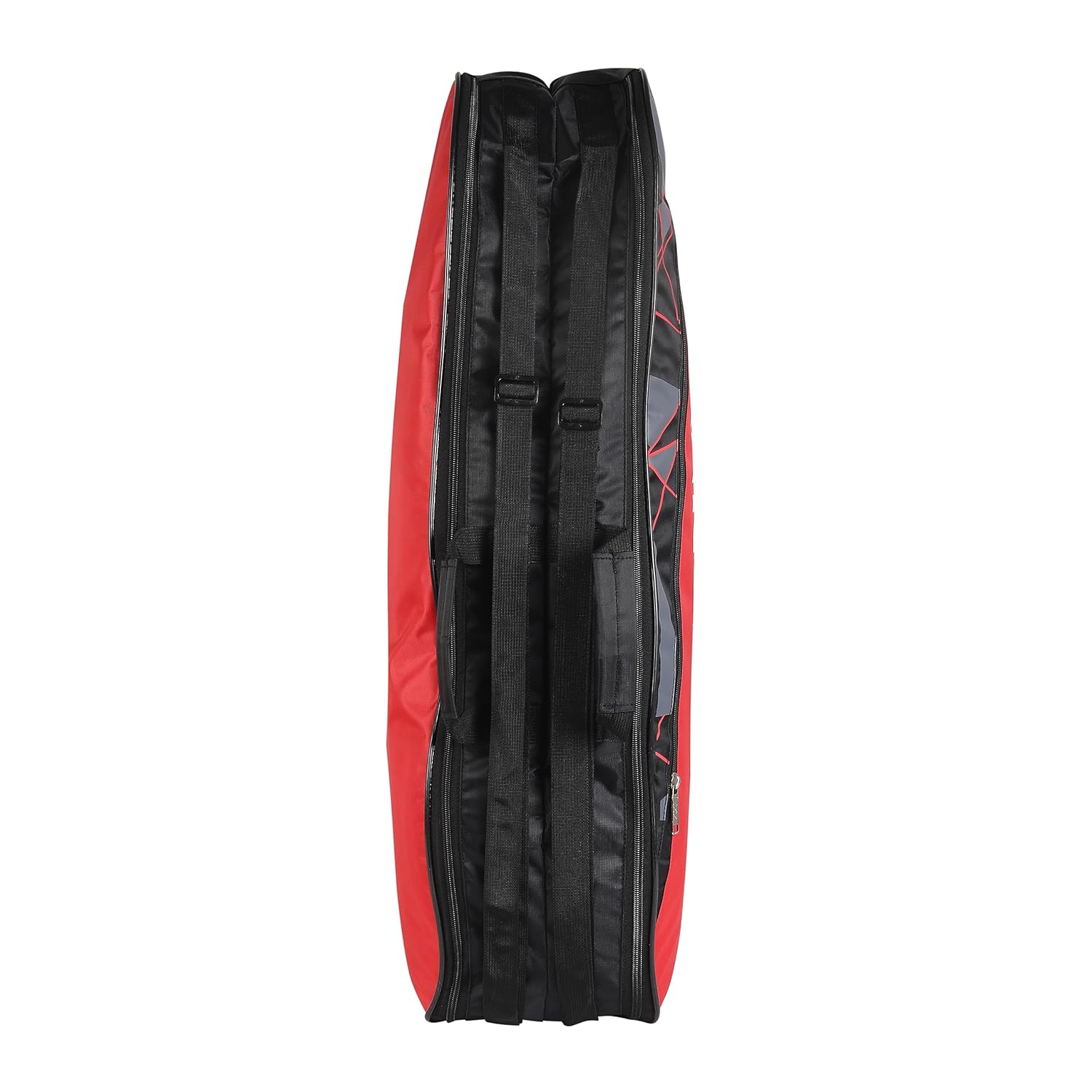 Yonex Badminton Kitbag BT5, 2 Zipper Compartment For Storage Of 3 Rackets & Clothes | Material - Nylon, Colour - Red / Black Yonex Badminton Kitbag BT5, 2 Zipper Compartment For Storage Of 3 Rackets & Clothes | Material - Nylon, Colour - Red / Black