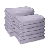 Housse Premium Microfiber Face Towel 1700 Gsm | Korean Beauty Ultra Absorbent, Odour-Free, Quick Dry Face Towel (Pack Of 12) - Levender