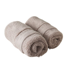 Spread Spain Resort Luxury Hotel & Spa Quality Luxurious Cotton Face Towel 720 Gsm Maximum Softness & Absorbency, Ultra-Durable - Cobble Stone (2 Piece)