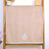 Rangoli 100% Bamboo Bath Towels 500 Gsm | Large Size Ultra Soft, Quick-Absorbent & Eco-Friendly Bath Towels - Beige