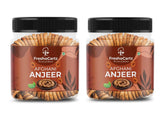 Premium Dried Anjeer Dry Fruits By FreshoCartz 500gm, (250gm*2) Each | Rich Source Of Fiber & Calcium | Afghanistan Dried Figs Jar Pack | 8.8 Ounce Each