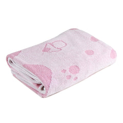 Enrich Homes Bath Towels 550 Gsm | For Women Large Size Absorbent Microfiber Bath Towel 2x Softer Than Cotton Towels (Light Pink)