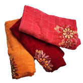 100% Cotton Face & Hand Towel 450 Gsm (Multicolor) - Set Of 3