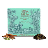 TGL Co. Kadak Masala Chai Black CTC Tea - 16 Pyramid Tea Bags, 64gm, 2.25 Ounce | Reduces Oxidative Stress & Inflammation - Medium Caffeine
