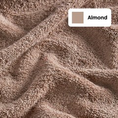 Haus & Kinder Harmony Combed Bath Towel 500 Gsm | Cotton Towel For Men, Women | Towels For Gym, Spa | Cobalt & Almond | Pack Of 2