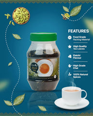 Chaizup Elaichi Tea - 100gm Jar, 3.5 Ounce | Increase Metabolism & Boost Immunity - Strong, Aromatic & Flavored Tea | Caffeine Free, Rich In Antioxidant