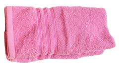 Siya Fashion Cotton Bath Towel 500 Gsm | Ultra Soft Absorbent Quick Dry Lightweight & Durable Fabric Perfect For Home, Gym, Travel & Everyday Use (Pink)