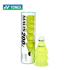 Yonex Mavis 200 I Nylon Shuttle Cock , Yellow | ZR 100 Light Aluminium Badminton Racquet With Full Cover , Grip Size - 4 1/2 inches Black