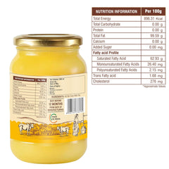 100% Pure A2 Desi Gir Cow Ghee By Umanac | Traditional Hand Churned Bilona Method Desi Ghee Good For Health | (500ml) 16.9 Ounce | Jar Pack