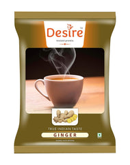 Desire Instant Premix Ginger Tea - 1 Kg, 35.2 Ounce | Ready To Drink Adrak Karak Chai, Just Add Hot Water - Ideal For Vending Machine | Caffeine Free