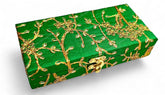 Decorative & Attractive Box Cash Box, Shagun Box, Jewellery Box, Money Box Envelop Wedding, Gift Box, Bangel Box With Embroidery Design Pack Of 1, Colour - Green