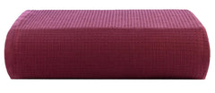 Casa Copenhagen Egyptian Cotton Waffle 1 Pcs Large Bath Towel 500 Gsm (Burgundy)
