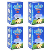 Organic Cow Ghee By New Nandan Gold | Rich Aromatic & Nutritious Indian Cow Ghee Perfect For Overall Health | 4 Litre (1 Litr * 4) 135.2 Ounce | Box Pack