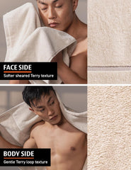 Damensch 100% Cotton Towel 200 Gsm | Super Soft Towels For Bath Large Size, Ultra Absorbent, Quick Dry Towel For Women (Serenen Biege)