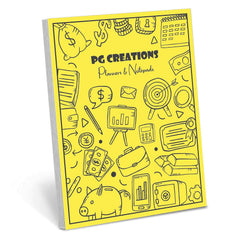 A4 Size, Pads, Writing Notepads, 50 Single Side Ruled & Unruled Sheets Per Pad, Pads, White, 1Pc