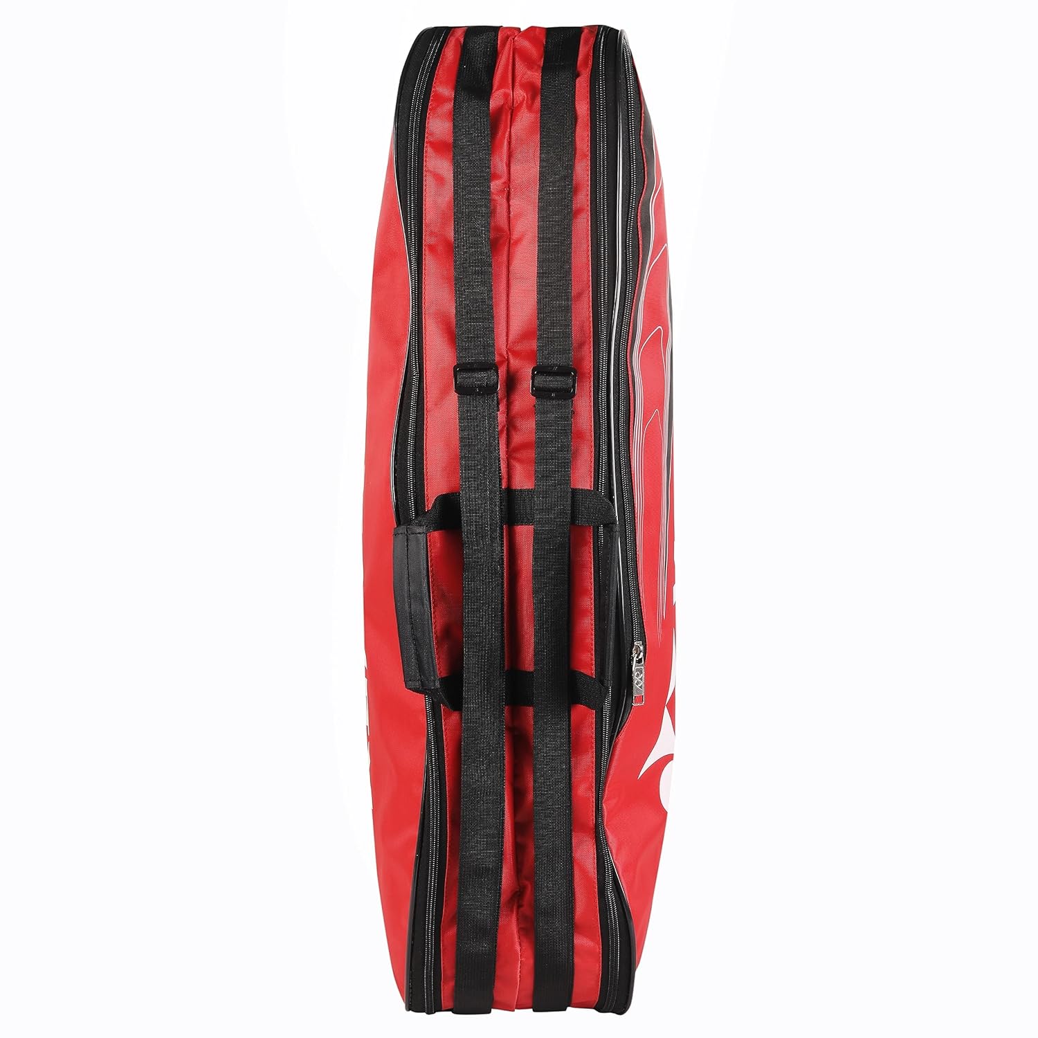 Yonex Badminton Kitbag BT5, 2 Zipper Compartment For Storage Of 3 Rackets & Clothes | Colour - Red & Black, Size - Small, Material - Nylon Yonex Badminton Kitbag BT5, 2 Zipper Compartment For Storage Of 3 Rackets & Clothes | Colour - Red & Black, Size - Small, Material - Nylon