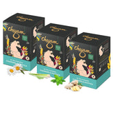 Chayam Chamomile Exotica Tea - Pack Of 3 X 20 Pyramid Tea Bags | 100% Natural Whole Leaf Tea For Stress Relief, Good Sleep - Low Caffeine, Gluten Free, No Added Sugar