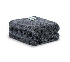 Softspun Microfiber Cloth Towel 600 Gsm | Extra Thick Microfiber Cleaning Cloths Perfect For Bike, Auto, Cars Both Interior & Exterior (Grey)- Pack Of 2