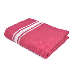 Pring Cotton Plain Dobby Thick Bath Towel 450 Gsm (Maroon)