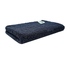 Softspun Microfiber Towels 380 Gsm | High Loop Gym & Sports For Men & Women Fast Drying Super Absorbent Lightweight (Black)