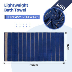 Kuber Industries Soft Cotton Bathing Towel 2700 Gsm | Resistant Bath Towels (Maroon & Dark Blue) - Pack Of 6