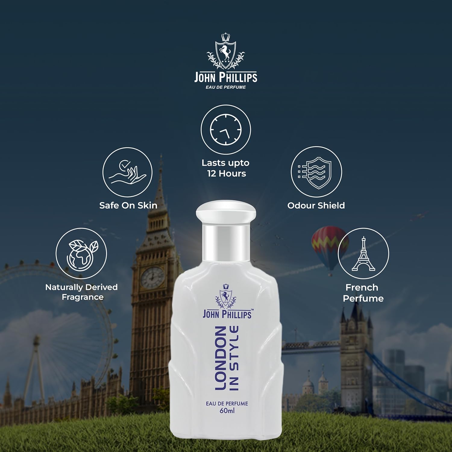 John Phillips London In Style & Tomm Sportz Eau De Perfumes 60ml 2 Fl.oz. Each Pack Of 2 For Men & Women John Phillips London In Style & Tomm Sportz Eau De Perfumes 60ml 2 Fl.oz. Each Pack Of 2 For Men & Women