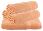 Kuber Industries Cotton Bath Towel 1800 Gsm - Light Brown (Pack Of 4)