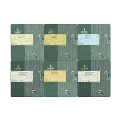 Luxmi Estates Green Tea Assortment Gift Pack - Pack Of 6, 15 Tea Bags In Each | Citrus Sky, Minty Mile, Tokyo Green, Mango Passion, 2 Midnight Bloom Green Tea - Low Caffeine