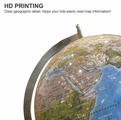 Physical Map Globe 12 Inch For Kids & Student Learning, Home Decor, Office Table, Educational Toy, Gift, Showpiece, For Students Learning, Pack Of 1