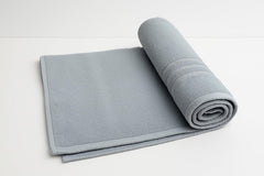 Siya Fashion Cotton Bath Towel 1000 Gsm | Ultra Soft Absorbent Quick Dry Lightweight & Durable Fabric Perfect For Home, Gym, Travel & Everyday Use (Grey) - Pack Of 2