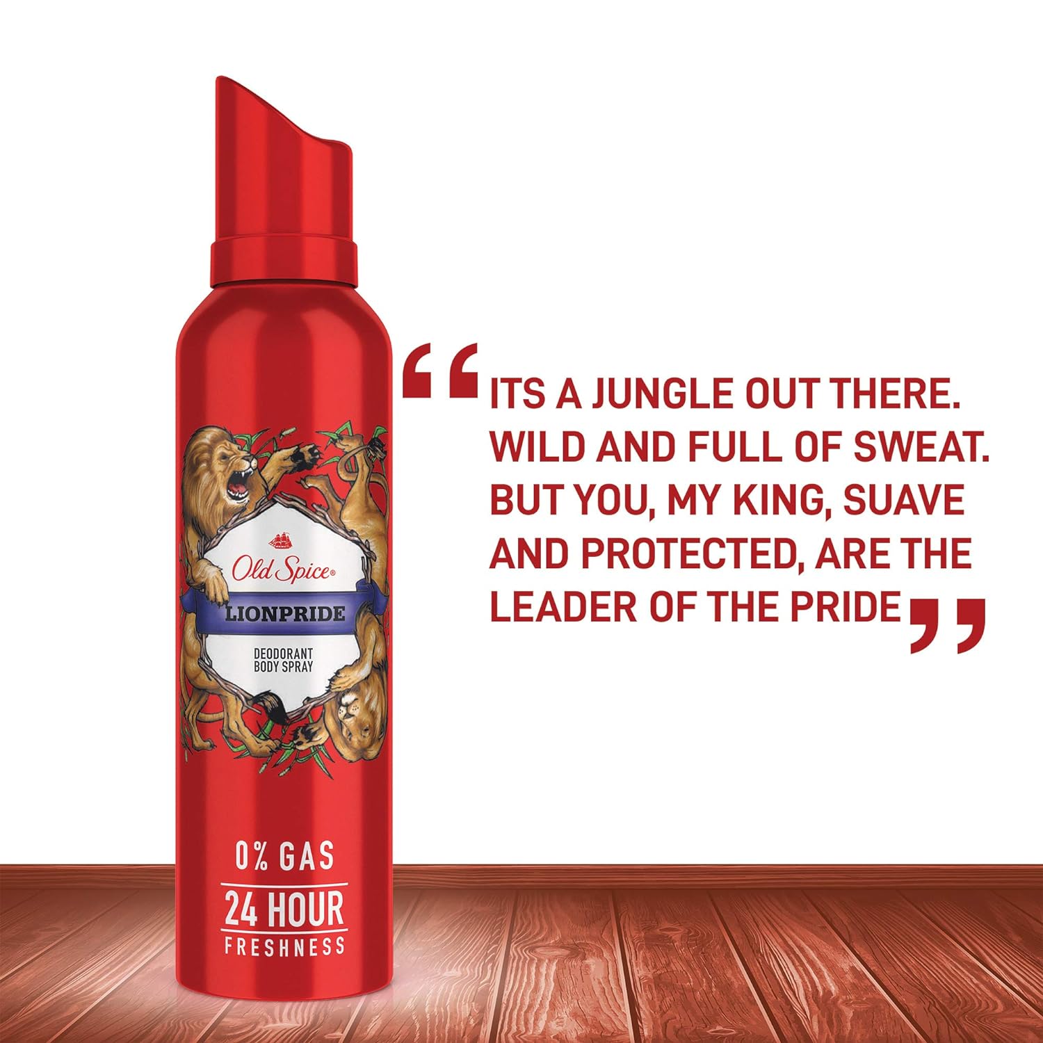 Old Spice Combo Of 2 Lionpride No Gas Deodorant Body Spray Perfume For Men 140ml Each 4.7 Fl.oz. Old Spice Combo Of 2 Lionpride No Gas Deodorant Body Spray Perfume For Men 140ml Each 4.7 Fl.oz.