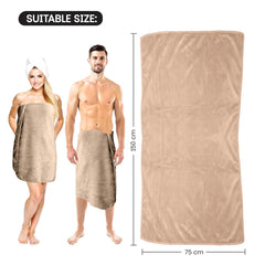 Housse Premium Microfiber Bath Towel 550 Gsm | Extra Large Quick Dry Towels For Women & Men | Super Soft Plush | Ultra Absorbent For Home Swimming Sports & Travel (Sandrift)
