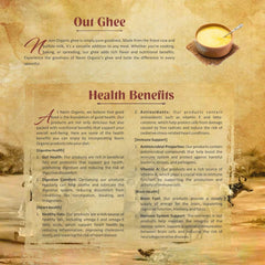 100% Pure A2 Desi Buffalo Bilona Ghee By Navin Organic | Rich In Nutrients & Delicious Healthy Desi Buffalo Ghee Good For Boost Immunity | 1 Litre (500ml * 2) 33.8 Ounce | Jar Pack