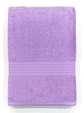 Bombay Dyeing Tulip Premium Cotton Large Size Bath Towel 500 Gsm (Purple)