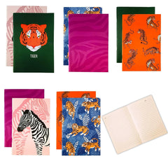 Animal-Themed Kids Notebooks As Birthday Return Gifts - Ruled 64 Pages, A5 Size, Pack Of 10