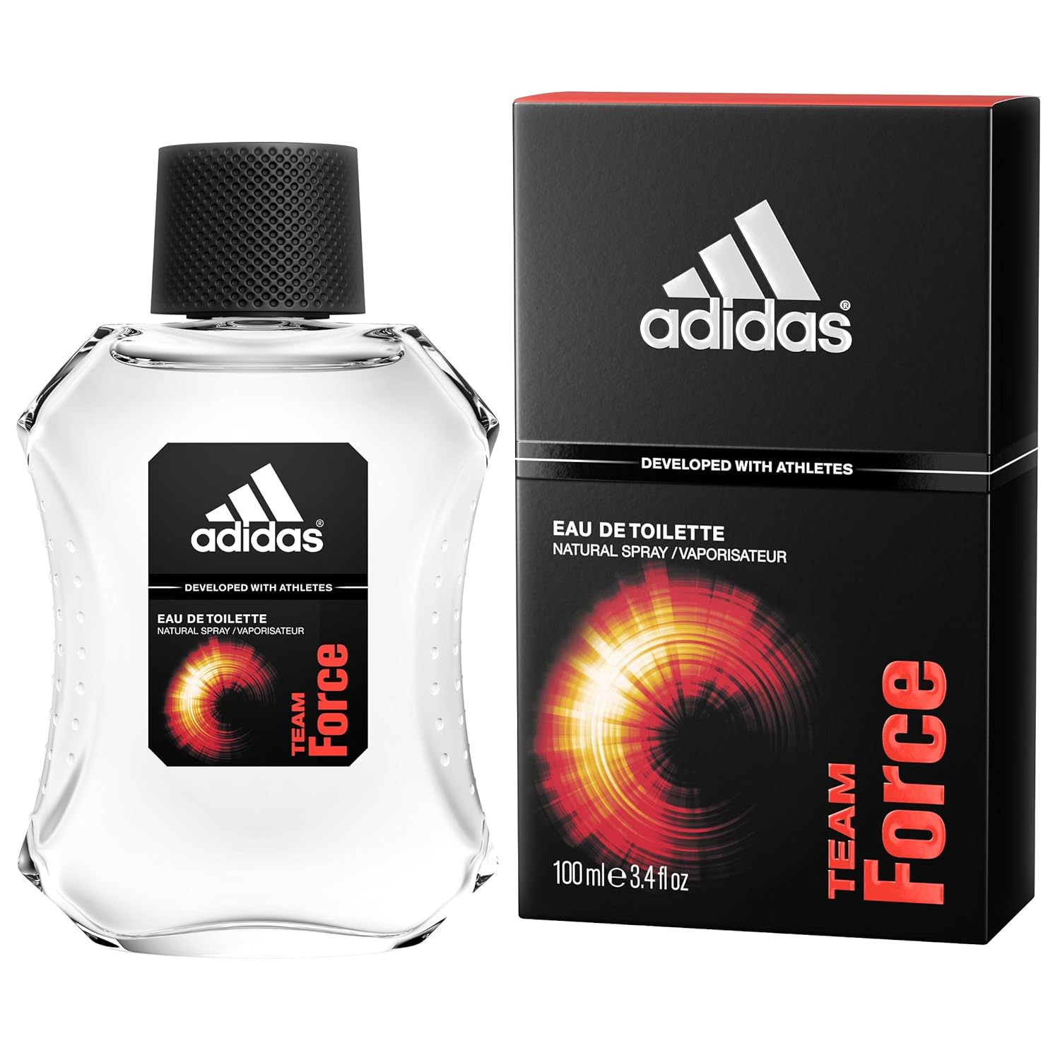 Adidas Team Force Eau De Toilette Spray 100ml 3.4 Fl.oz. Long Lasting | Masculine Fragrance | Developed With Athletes Adidas Team Force Eau De Toilette Spray 100ml 3.4 Fl.oz. Long Lasting | Masculine Fragrance | Developed With Athletes