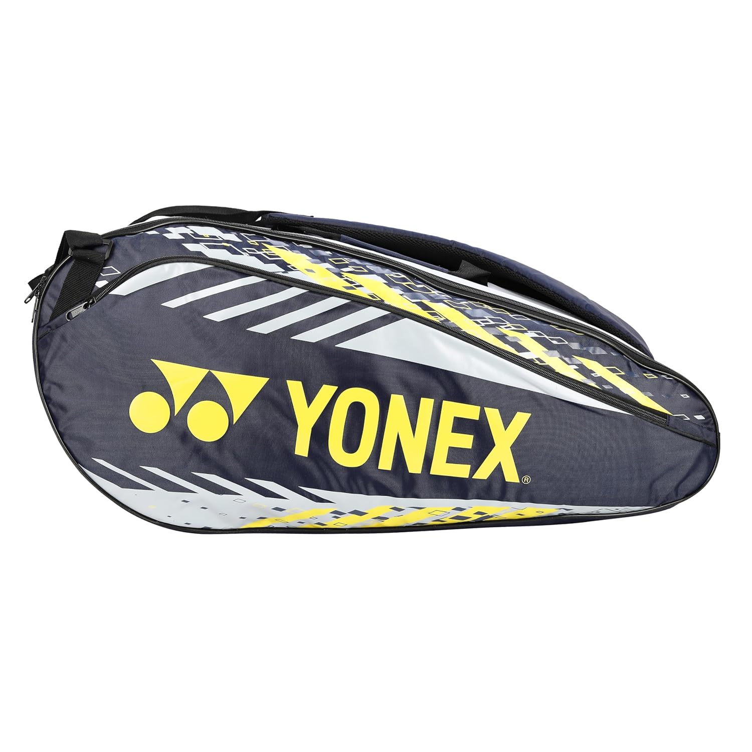 Yonex Badminton Racquet Bag 2329 T02 BT9, Colour - Navy Golden Kiwi, Size - Large, Material - Polyurethane Yonex Badminton Racquet Bag 2329 T02 BT9, Colour - Navy Golden Kiwi, Size - Large, Material - Polyurethane
