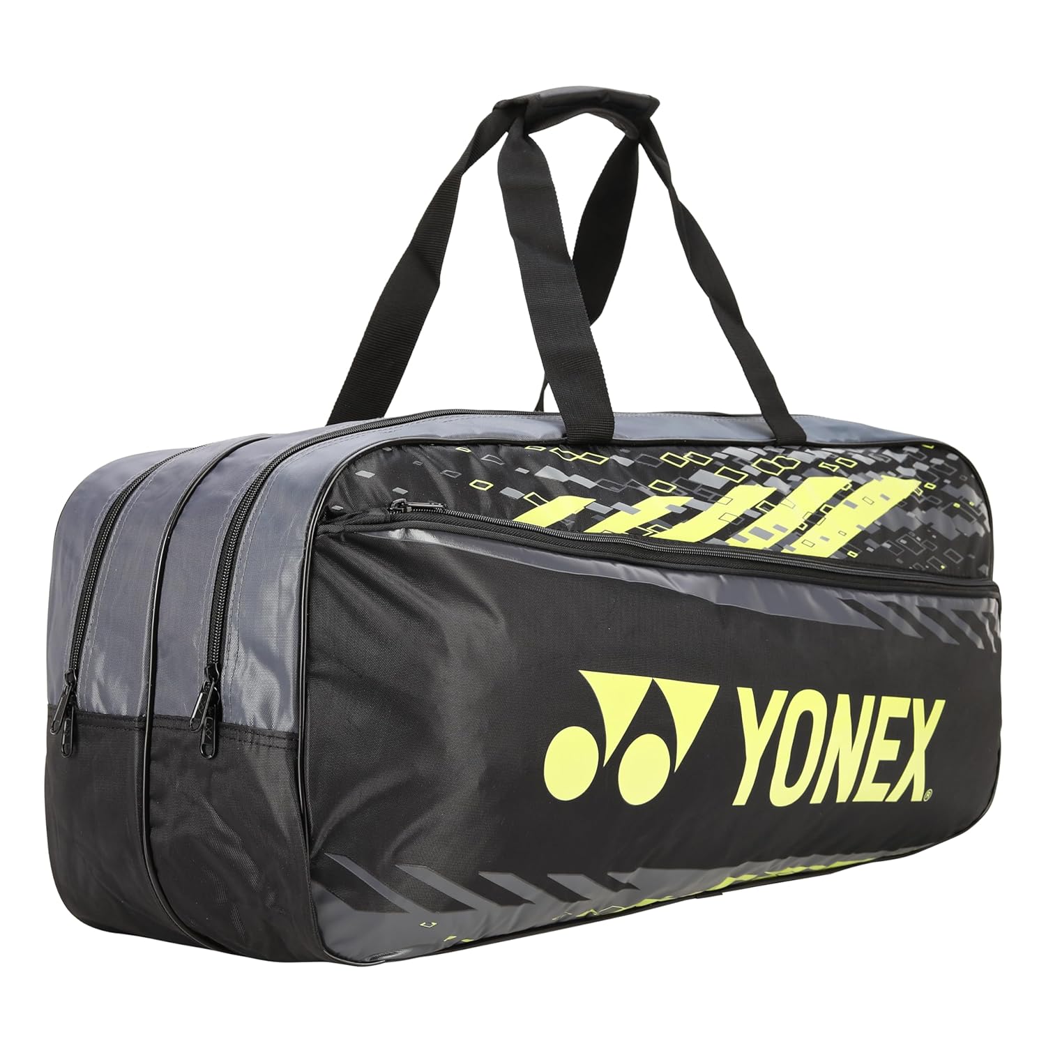 Yonex Badminton Tournament Bag 2331 T02, Colour - Black Light Lime, Material - Polyurethane Yonex Badminton Tournament Bag 2331 T02, Colour - Black Light Lime, Material - Polyurethane