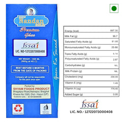 Organic Cow Ghee By New Nandan Gold | Rich Aromatic & Nutritious Indian Cow Ghee Perfect For Cooking | 5 Litre (1 Litr * 5) 169.0 Ounce | Box Pack