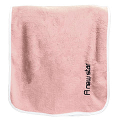 Housse Premium Soft Microfiber Embroidery Bath Towel 350 Gsm | Soft Absorbent Quick-Drying Sweat Towel (Peach)