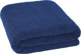 Tiqh 100% Organic Cotton Bath Towel 500 Gsm | Highly Absorbent & Quick Dry Extra Large Bath, Beach Towel Jumbo Bath Sheet Oversized Bath Towel (Navy)